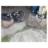 3 bags of goose decoys