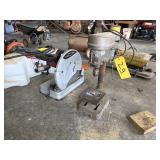 Cut Off Saw and Drill Press