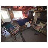 2 Rocking Chairs and Rocking Loveseat
