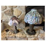 2 Tiffany Style Table Lamps