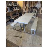 Rectangle Plastic Picnic Table