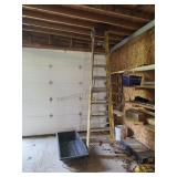 10ft Green Bull Step Ladder & Jet Sled
