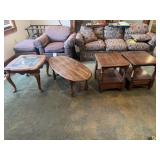3 End Tables & Coffee Table