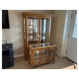 2 Lighted Display Cabinets