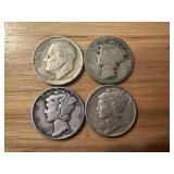 4 - Silver Dimes