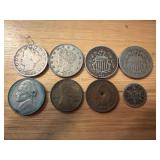 Nickels, Trime, Pennies