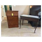 Desk Cabinet and One Drawer Table