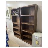 2 Bookcases, Filing Cabinet and Bench