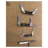 Titusville Folding Knives 4 pcs