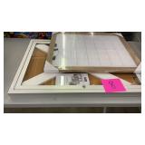 DRY ERASE BOARD & ENCLOSED BULLETIN BOARD DRY ERASE BOARD & ENCLOSED BULLETIN BOARD