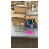 CLEAR GLASS DINNERWARE SET & PLASTIC BOTTLES CLEAR GLASS DINNERWARE SET & PLASTIC BOTTLES