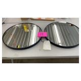2 ROUND DECOR MIRRORS 2 ROUND DECOR MIRRORS
