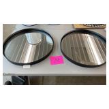 2 ROUND DECOR MIRRORS 2 ROUND DECOR MIRRORS