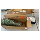 LOT OF FAUX GREENERY & MATTRESS PROTECTOR LOT OF FAUX GREENERY & MATTRESS PROTECTOR