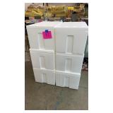 6 STYROFOAM COOLERS 6 STYROFOAM COOLERS