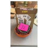 PIONEER WOMAN 3PC MIXING BOWL SET PIONEER WOMAN 3PC MIXING BOWL SET