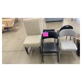 5 MISC CHAIRS - AS IS 5 MISC CHAIRS - AS IS