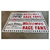 2 RACE FANS BANNERS 2 RACE FANS BANNERS