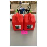 2 NEW GAS CANS 2 NEW GAS CANS