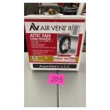 AIR VENT ATTIC FAN IN BOX AIR VENT ATTIC FAN IN BOX