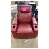 ABBYSON LIVING RED HOME THEATER POWER RECLINER ABBYSON LIVING RED HOME THEATER POWER RECLINER