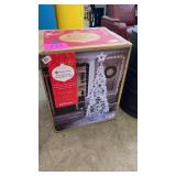 PRE LIT DECORATIVE ORNAMENT TREE IN BOX PRE LIT DECORATIVE ORNAMENT TREE IN BOX