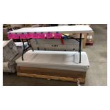 1 LIFETIME 6FT FOLDING TABLE 1 LIFETIME 6FT FOLDING TABLE
