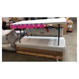 1 LIFETIME 6FT FOLDING TABLE 1 LIFETIME 6FT FOLDING TABLE