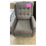 ABBYSON LIVING GREY PUSH BACK RECLINER ABBYSON LIVING GREY PUSH BACK RECLINER