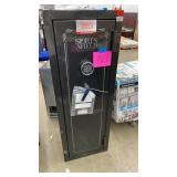 SPORTS AFIELD 18 GUN FIRE SAFE W/ KEYS & PIN PAD SPORTS AFIELD 18 GUN FIRE SAFE W/ KEYS & PIN PAD