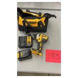 DEWALT 20V DRILL W/ BATTERY & CHARGER & BAG