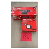 CRAFTSMAN ANGLE GRINDER & WORK LIGHT