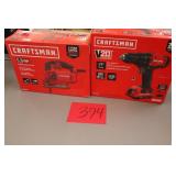 CRAFTSMAN 20V DRILL/DRIVER KIT & CORDED JIG SAW