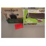 CROCK POT & TILT N FOLD GRIDDLE