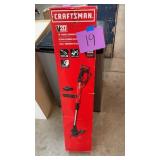 CRAFTSMAN 20V TRIMMER/EDGER IN BOX
