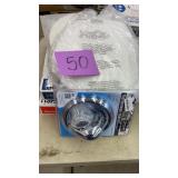 MISC BATHROOM LOT - TOILET SEATS & TRIM KIT