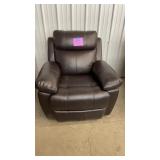 BROWN POWER RECLINER