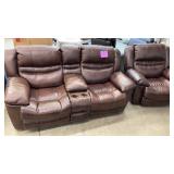 AS IS - LOVESEAT & CHAIR