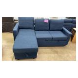 ABBYSON LIVING SLEEPER SECTIONAL - BLUE