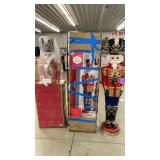 AS IS - SET OF (3) 6FT LIGHTED NUTCRACKERS