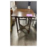 WOOD END TABLE
