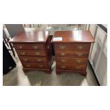 2 WOOD NIGHTSTANDS