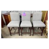 3 BAR STOOLS