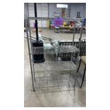 CHROME STORAGE RACK