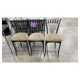 3 BAR STOOLS