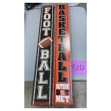 2 SPORTS WALL SIGNS