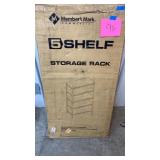 5 SHELF STORAGE RACK IN BOX