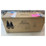 TOPIARIES IN VINTAGE WAGON IN BOX