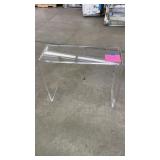 ACRYCLIC ACCENT TABLE