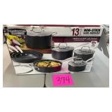 GRANITESTONE DIAMOND PRO 13PC COOKWARE SET